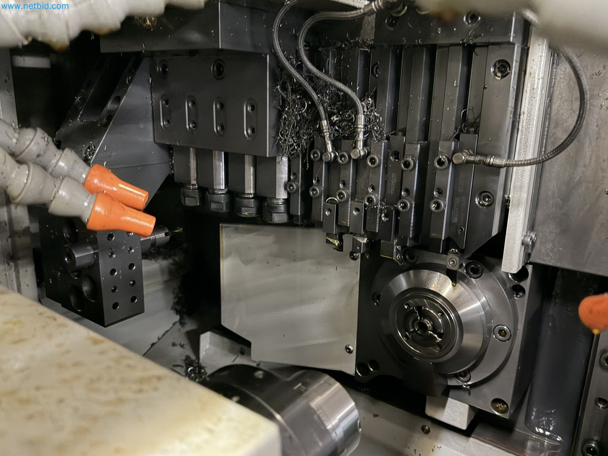 High-quality CNC sliding headstock automatic lathes from factory closure-7