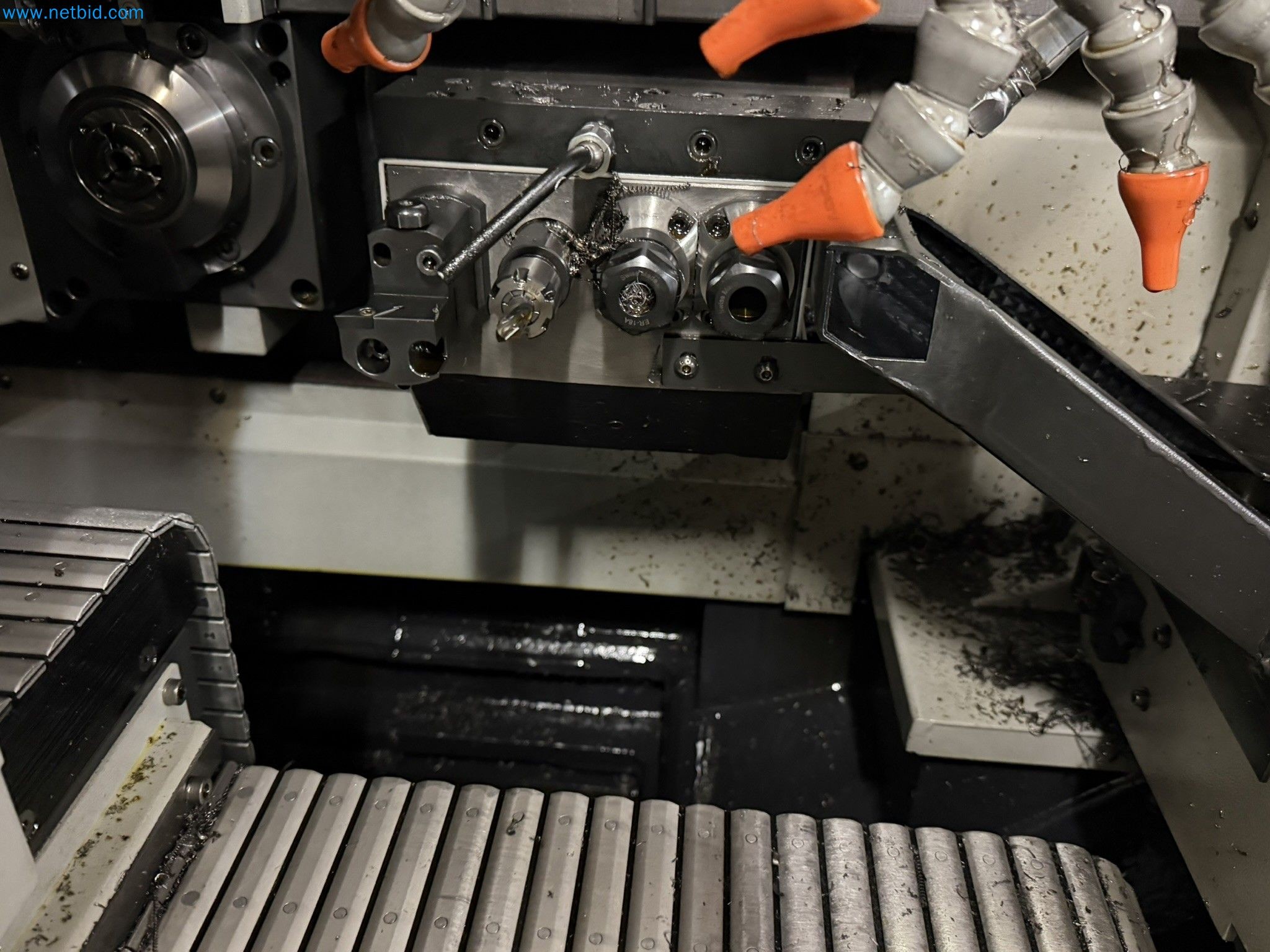 High-quality CNC sliding headstock automatic lathes from factory closure-8