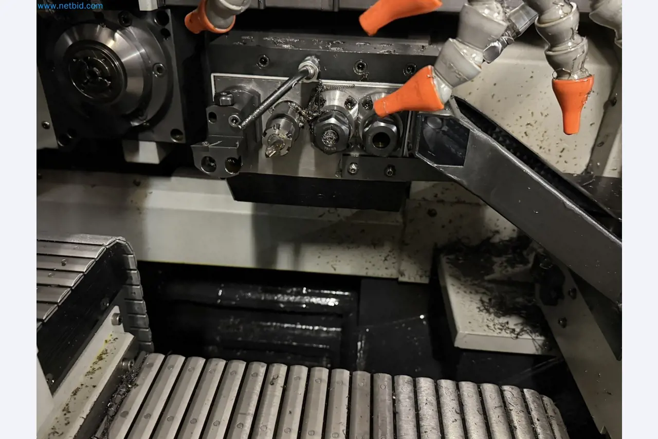 High-quality CNC sliding headstock automatic lathes from factory closure-8