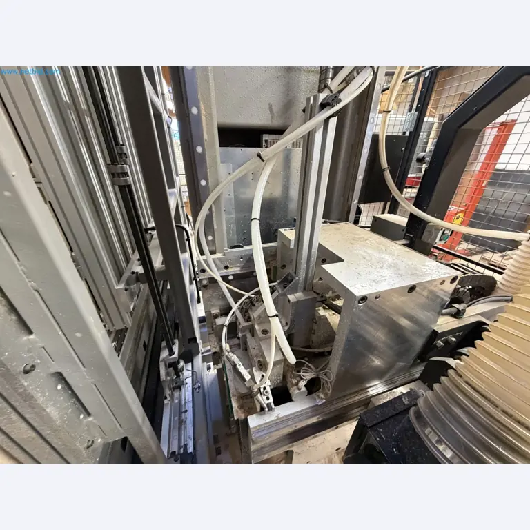 For sale due to insolvency. First-class longitudinal machining center with numerical control for modular furniture production with unloading robot-22