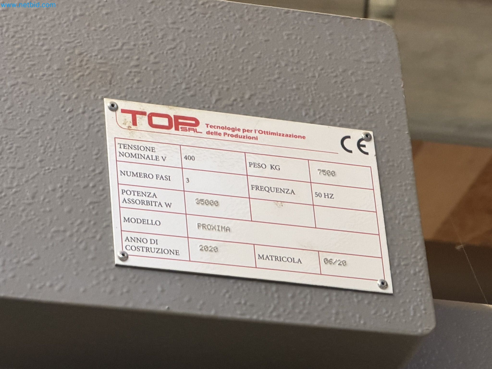 For sale due to insolvency. First-class longitudinal machining center with numerical control for modular furniture production with unloading robot-50