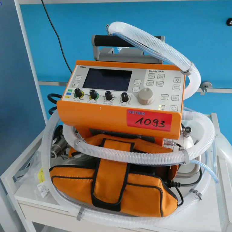 Respirator, sytuacja nagła Dräger Medical AG & Co. KGaA Oxylog 3000