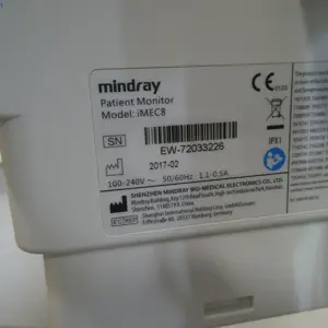 Nadzór patentowy, Monitor Kompakt Mindray Medical Germany GmbH iMEC 8