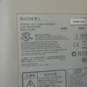 Monitor (ogólne), TFT SONY Deutschland GmbH LMD-1950 MD