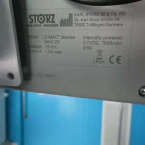 Endoskop, laryngoskop (wideo), monitor Karl Storz GmbH & Co. KG C-MAC - 8403 ZX