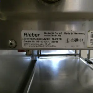 3 mobilne wózki transportowe Rieber ZUB3