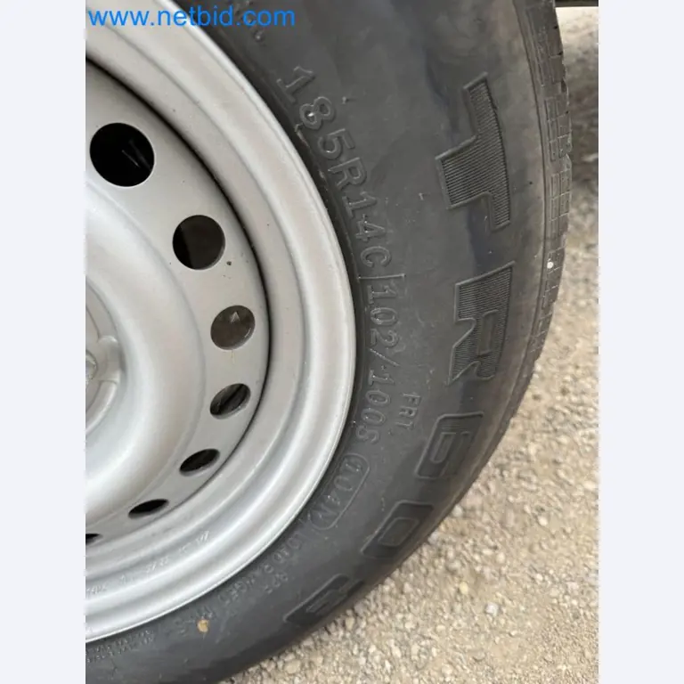 Passenger car tandem trailer Hapert SAPPHIRE TA/C39B/302 and passenger car plateau tandem trailer Eduard P4-5