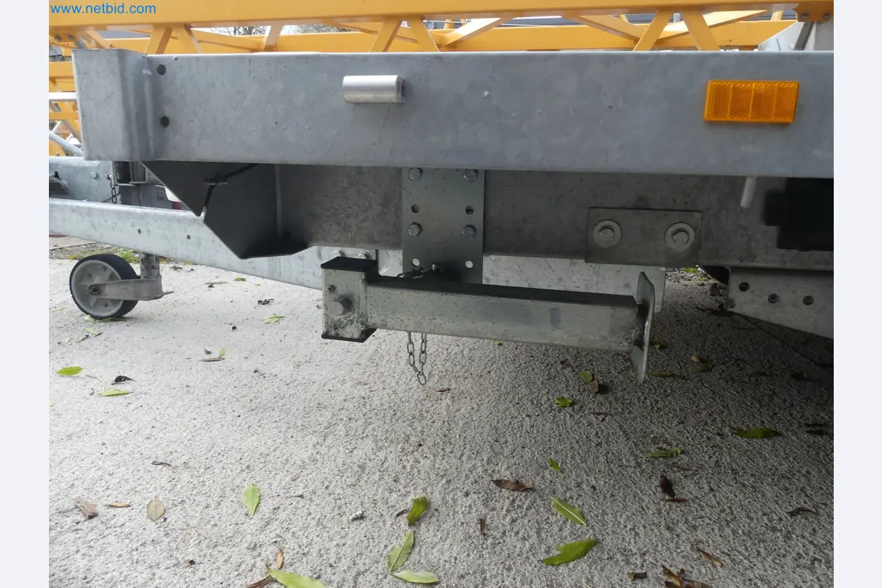 Passenger car tandem trailer Hapert SAPPHIRE TA/C39B/302 and passenger car plateau tandem trailer Eduard P4-11