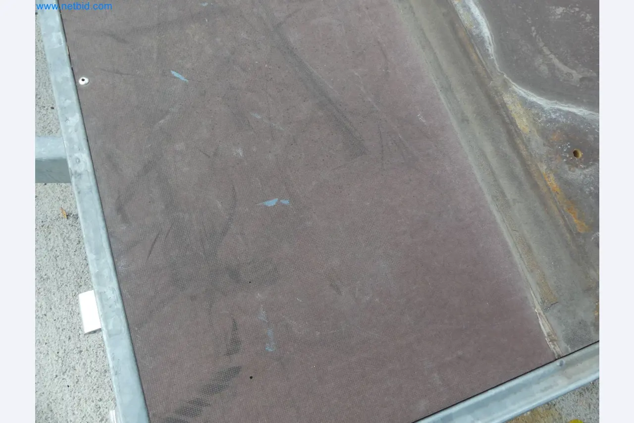 Passenger car tandem trailer Hapert SAPPHIRE TA/C39B/302 and passenger car plateau tandem trailer Eduard P4-14