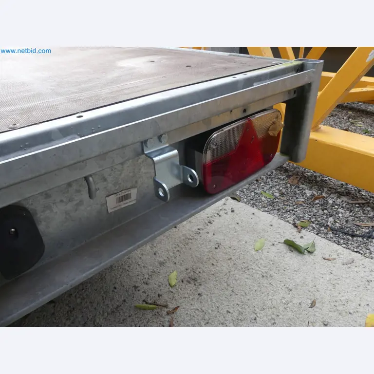 Passenger car tandem trailer Hapert SAPPHIRE TA/C39B/302 and passenger car plateau tandem trailer Eduard P4-2