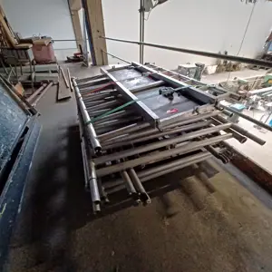 Aluminum rolling scaffold