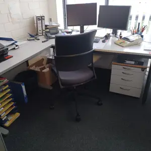 Desk/angle combination