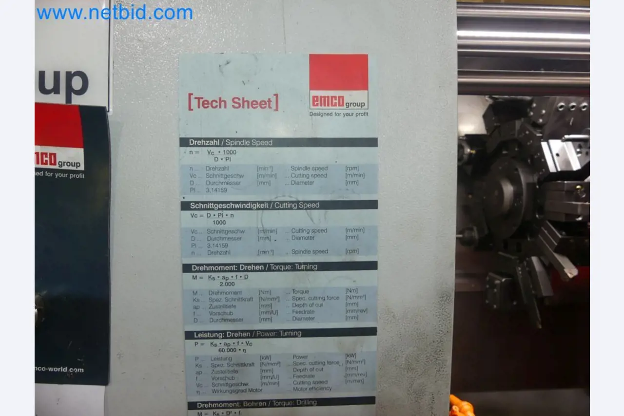 3-axis CNC lathe EMCO Turn E45-27