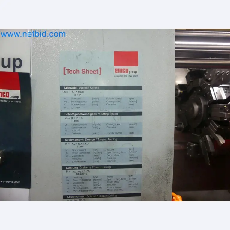 3-axis CNC lathe EMCO Turn E45-27