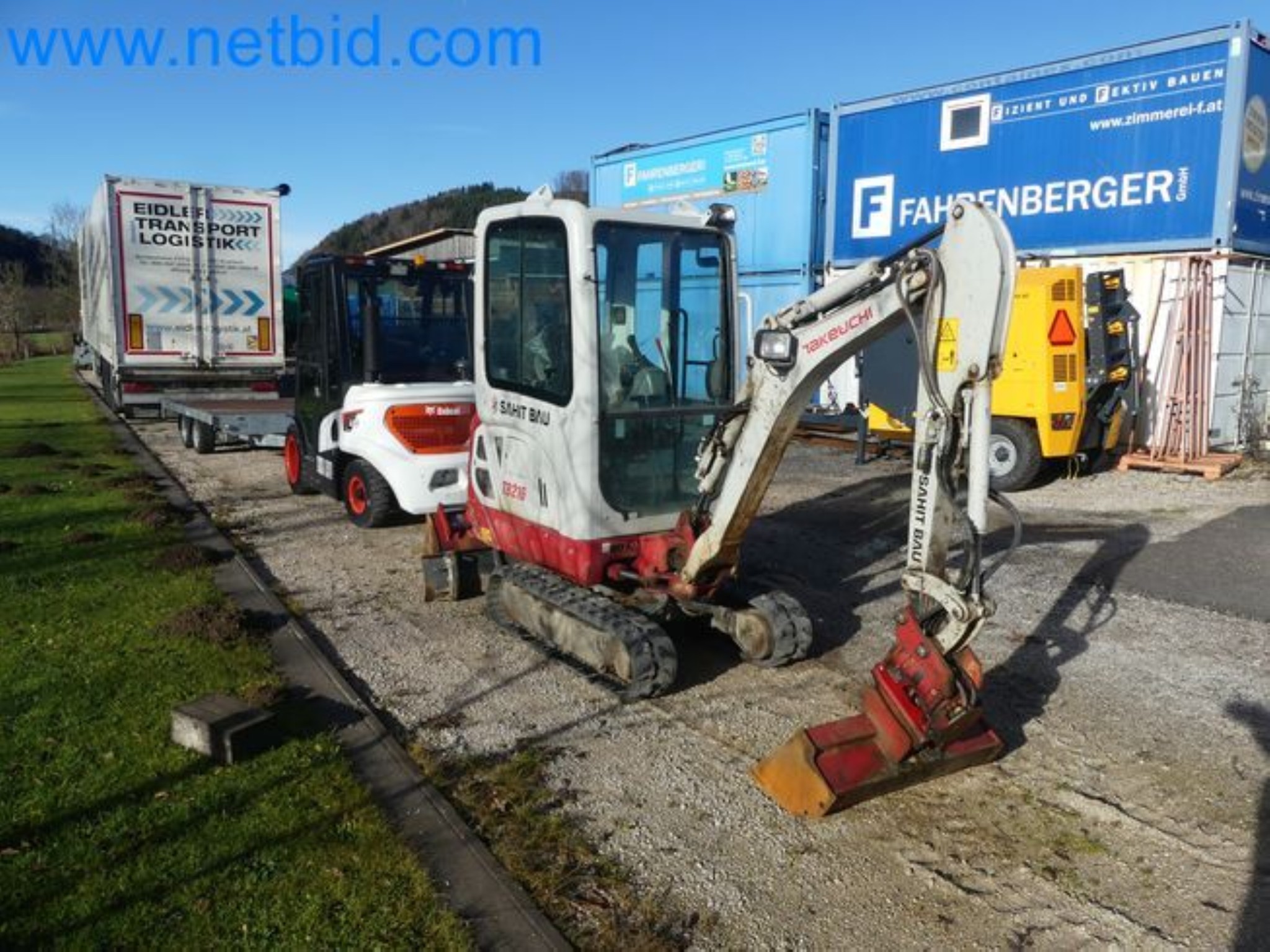 TAKEUCHI TB216 mini crawler excavator-12