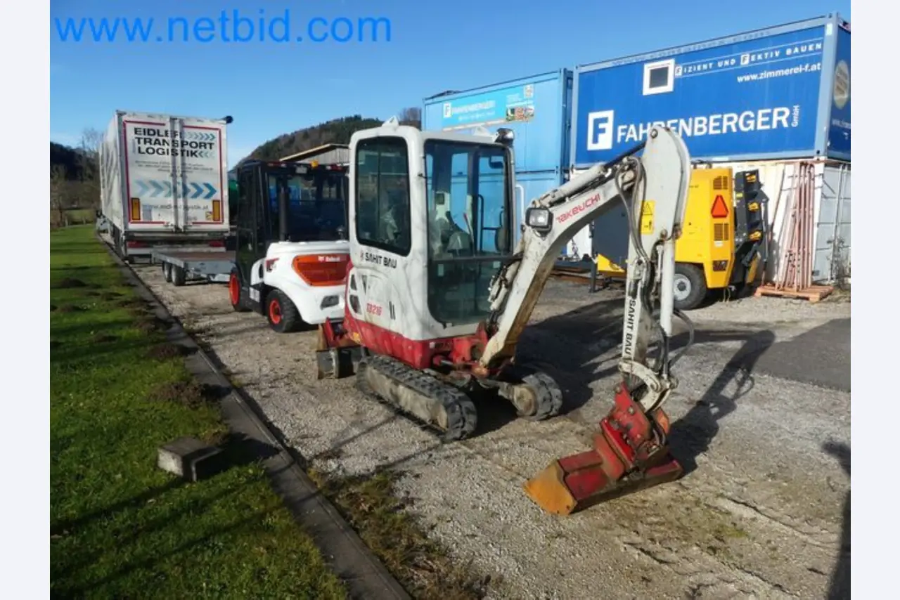 TAKEUCHI TB216 mini crawler excavator-12