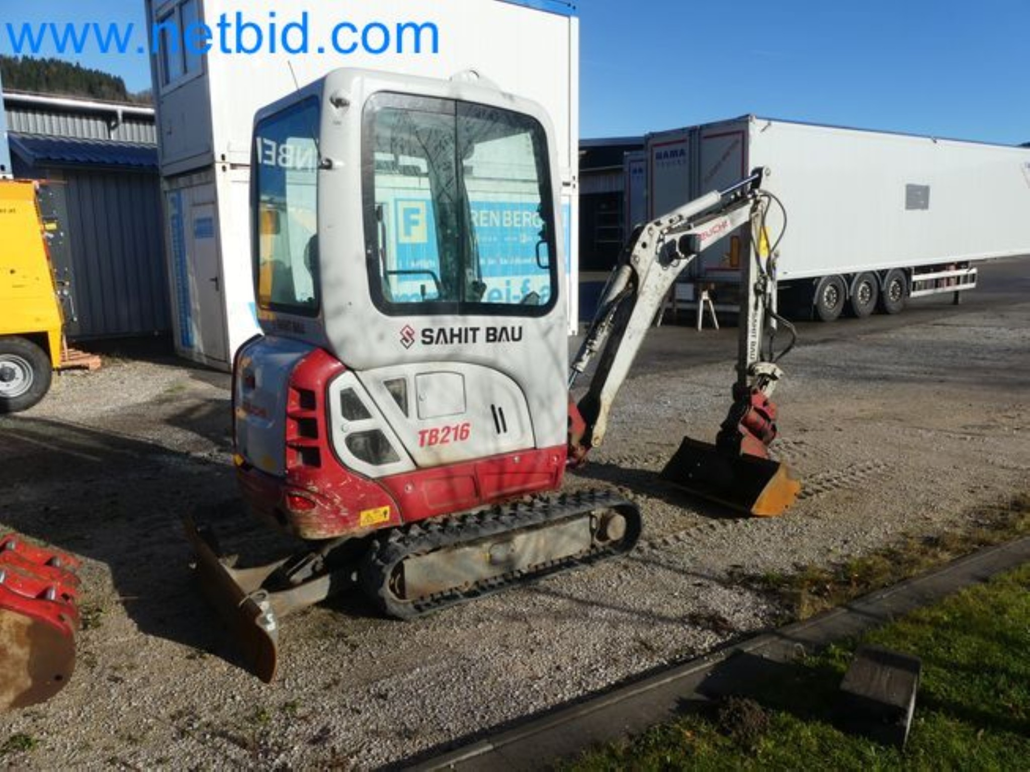 TAKEUCHI TB216 mini crawler excavator-23