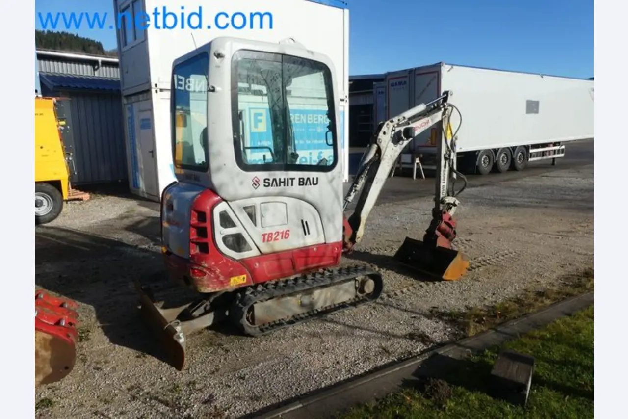 TAKEUCHI TB216 mini crawler excavator-23