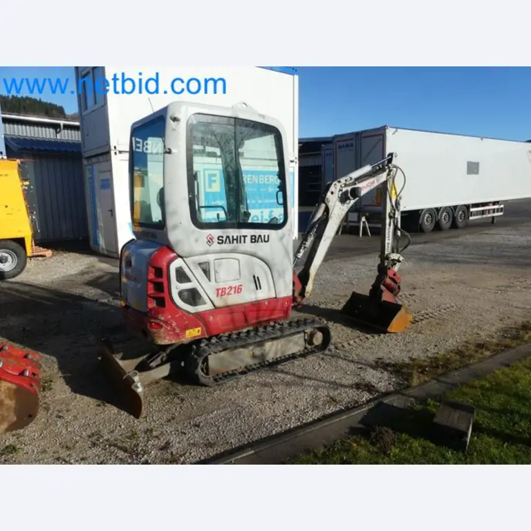 TAKEUCHI TB216 mini crawler excavator-23