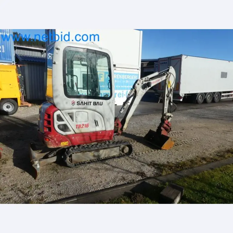 TAKEUCHI TB216 mini crawler excavator-34