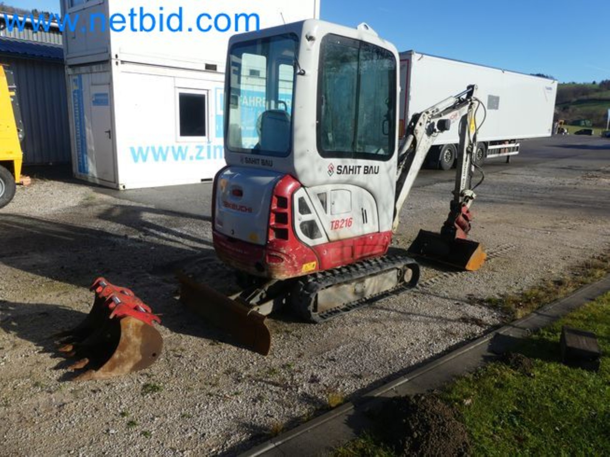 TAKEUCHI TB216 mini crawler excavator-46