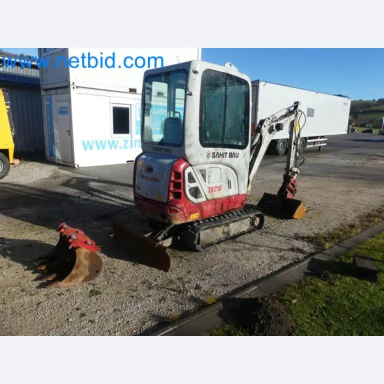 TAKEUCHI TB216 mini crawler excavator-46