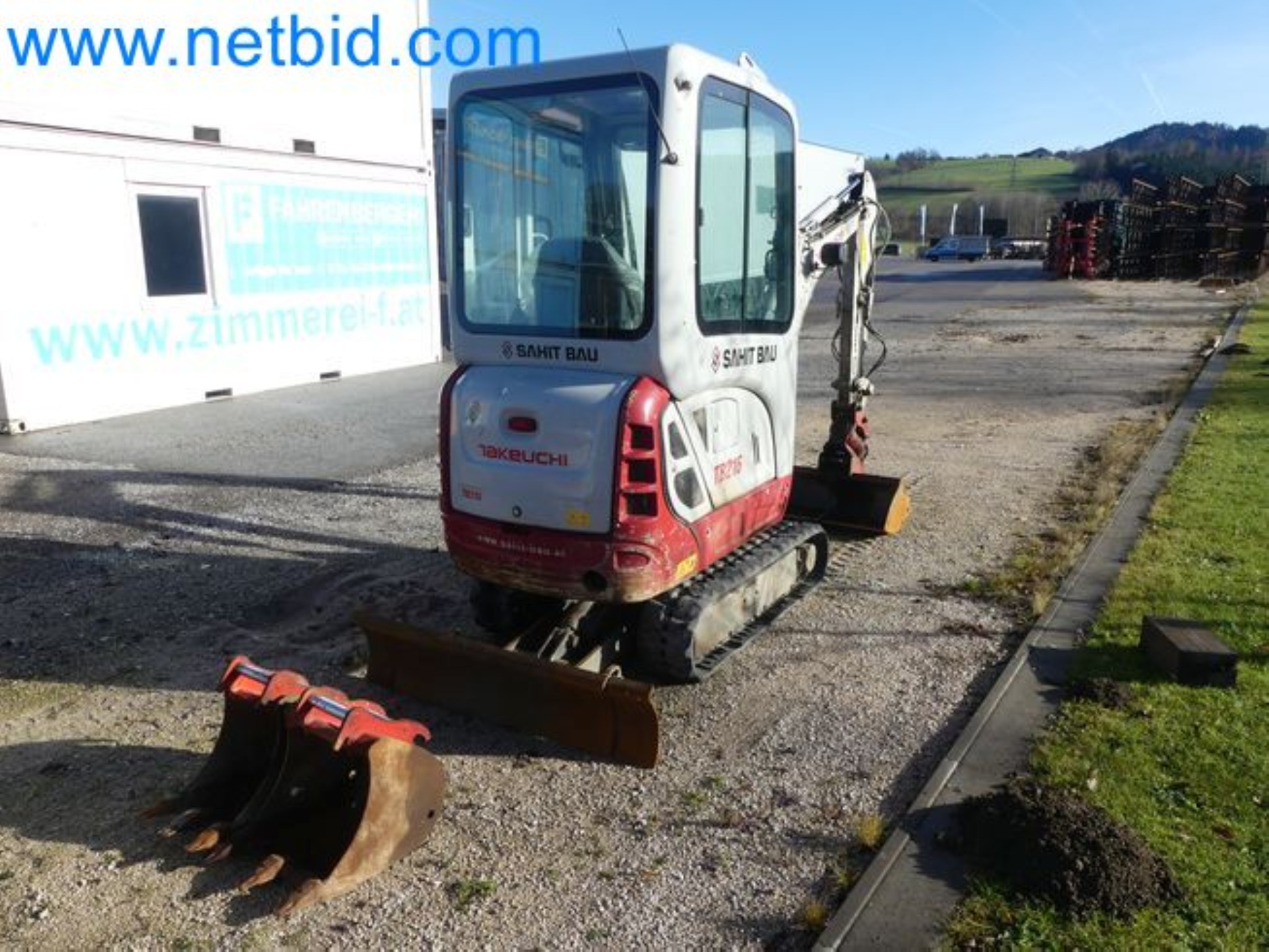 TAKEUCHI TB216 mini crawler excavator-48