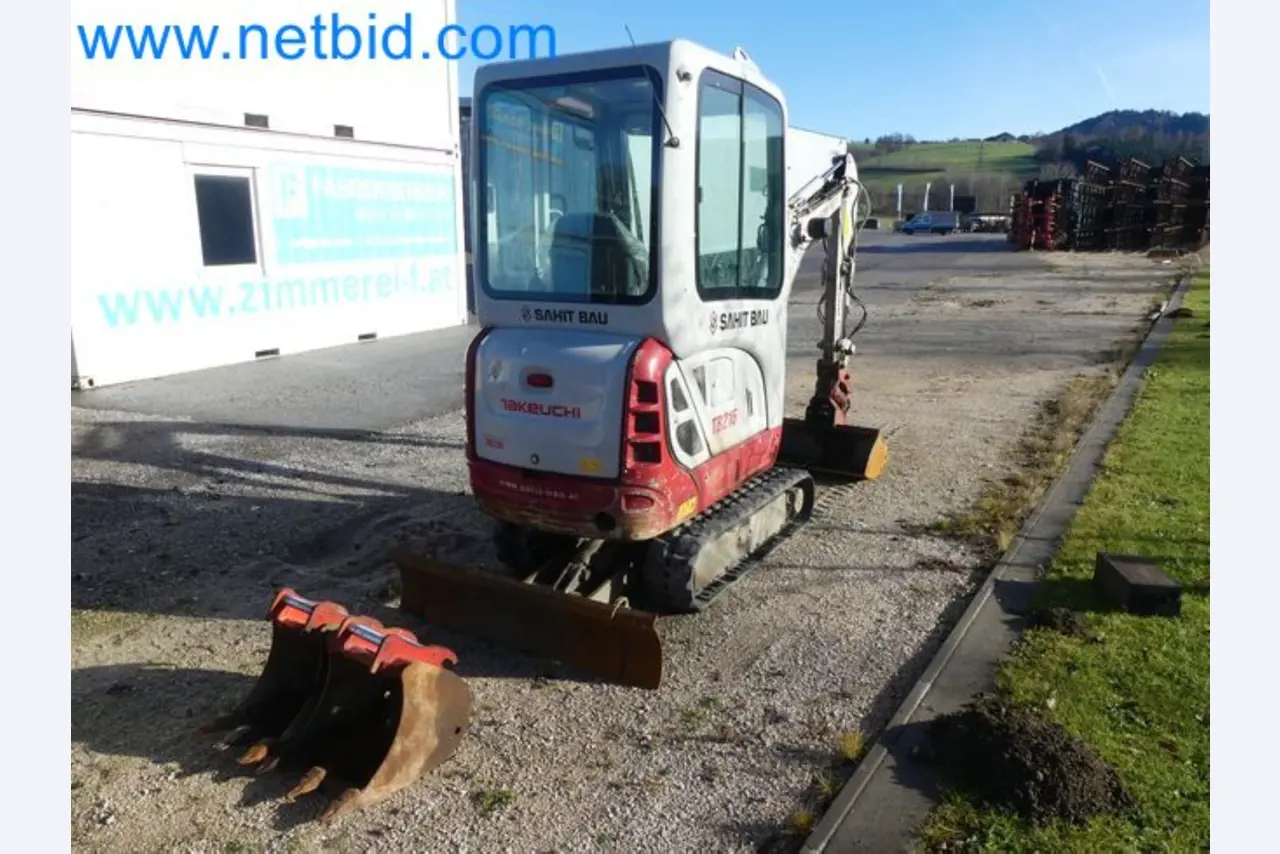 TAKEUCHI TB216 mini crawler excavator-48