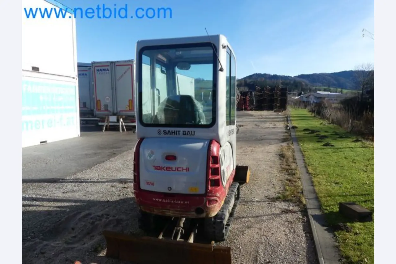 TAKEUCHI TB216 mini crawler excavator-49