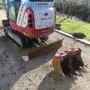 thumbnail-TAKEUCHI TB216 mini crawler excavator-4