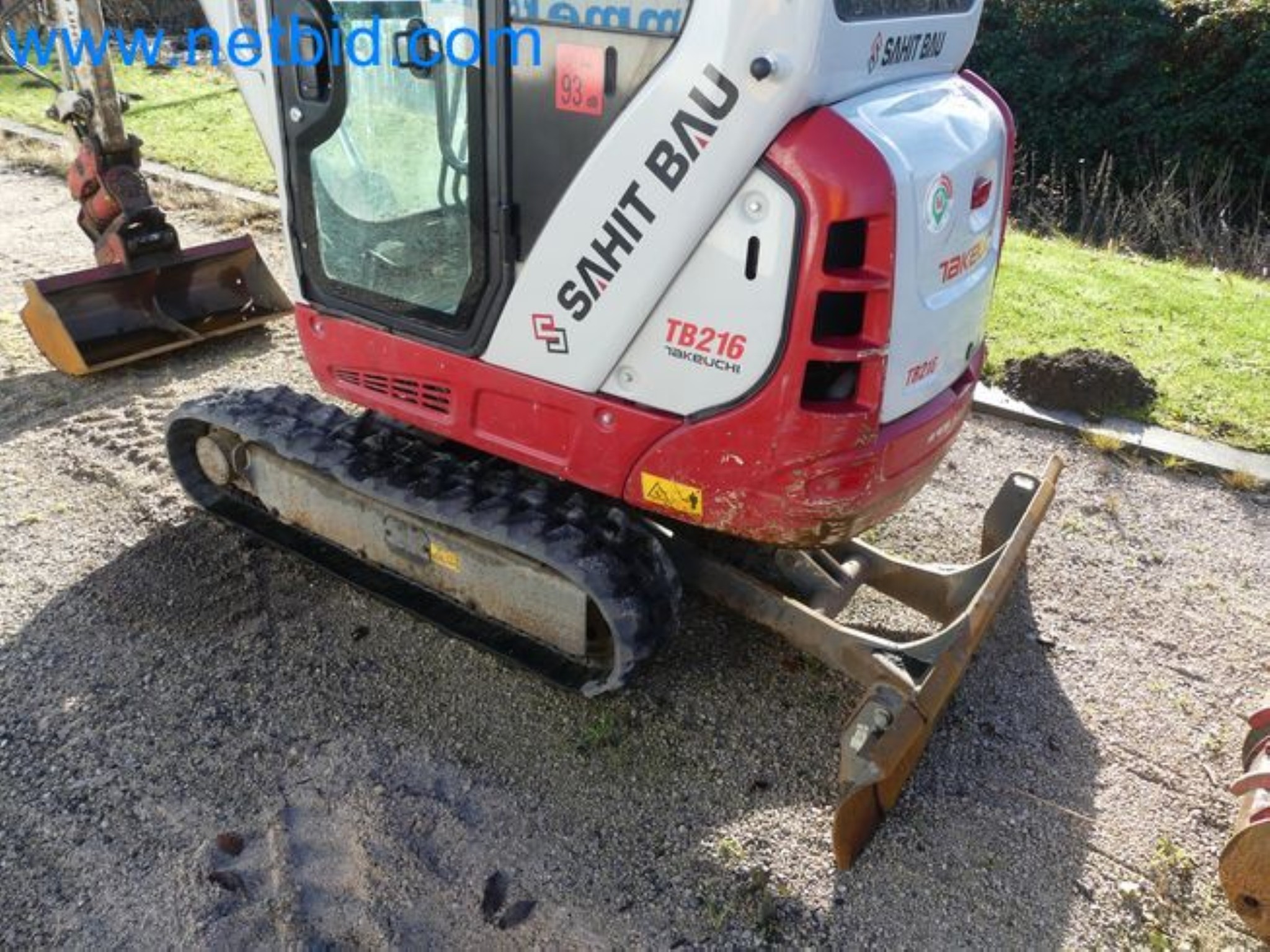 TAKEUCHI TB216 mini crawler excavator-6