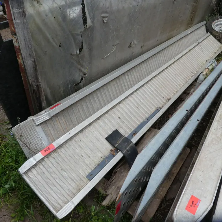 2 Rampes d'accès en aluminium