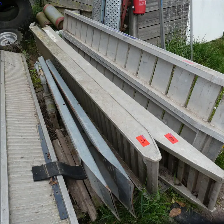 2 Rampes d'accès en aluminium