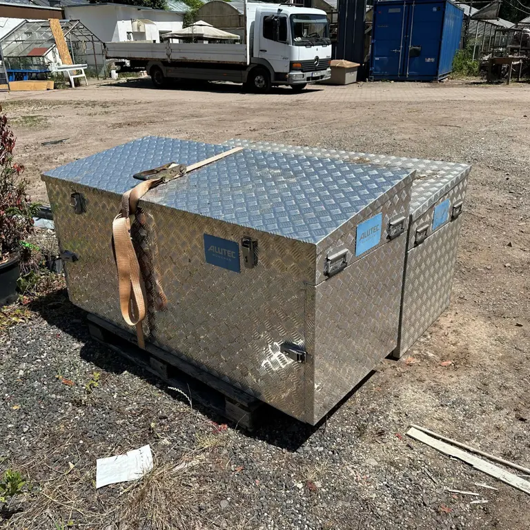 3 Aluminum Tool Boxes Alutec