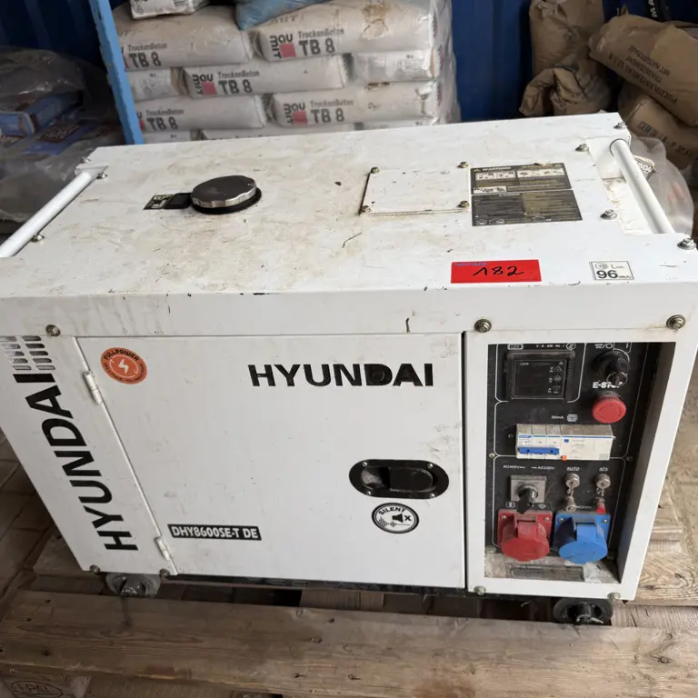 Diesel Generator Hyundai DHY8600SE-T DE