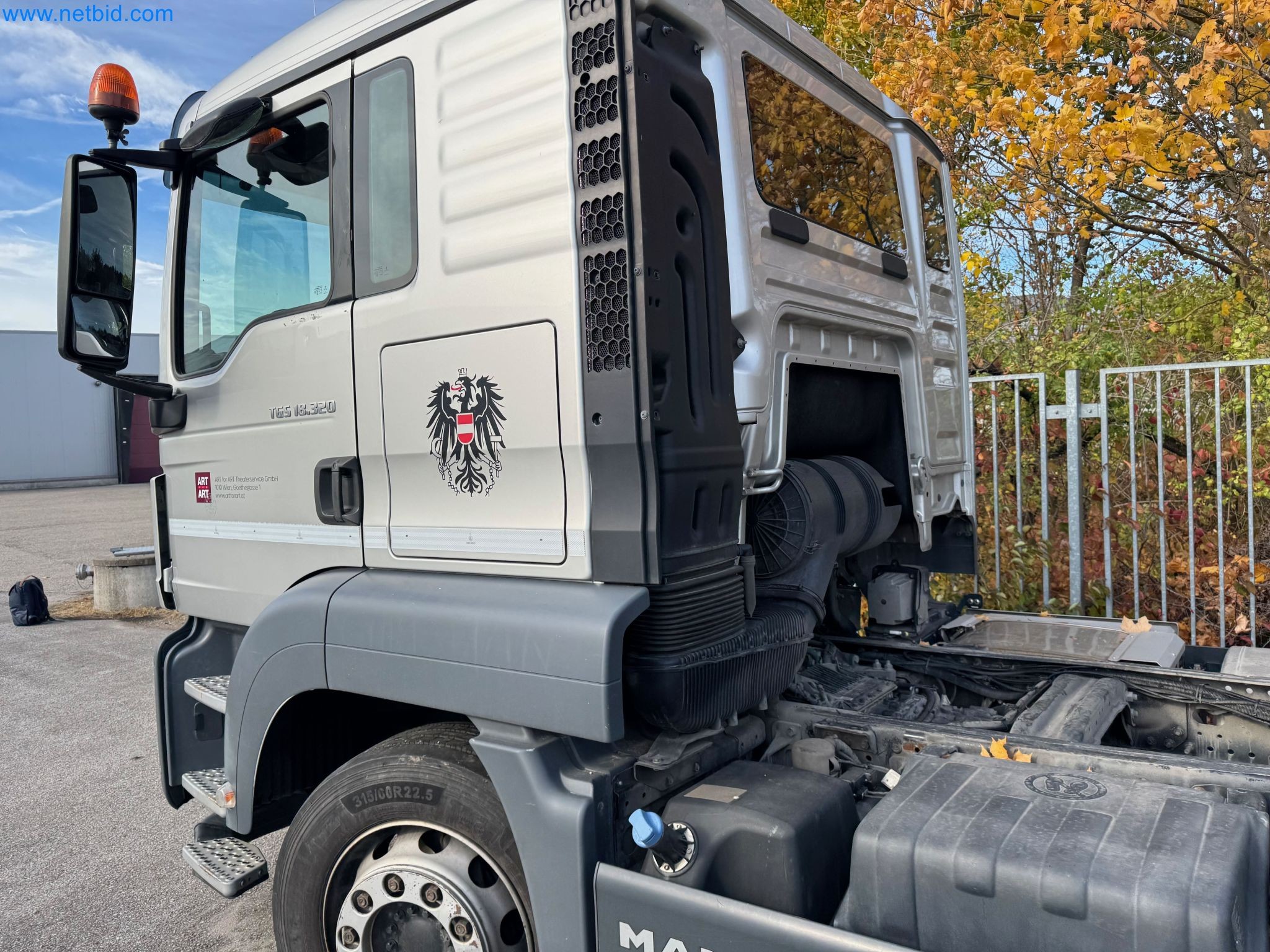 Machines and vehicles of a stage and building services engineering company-36