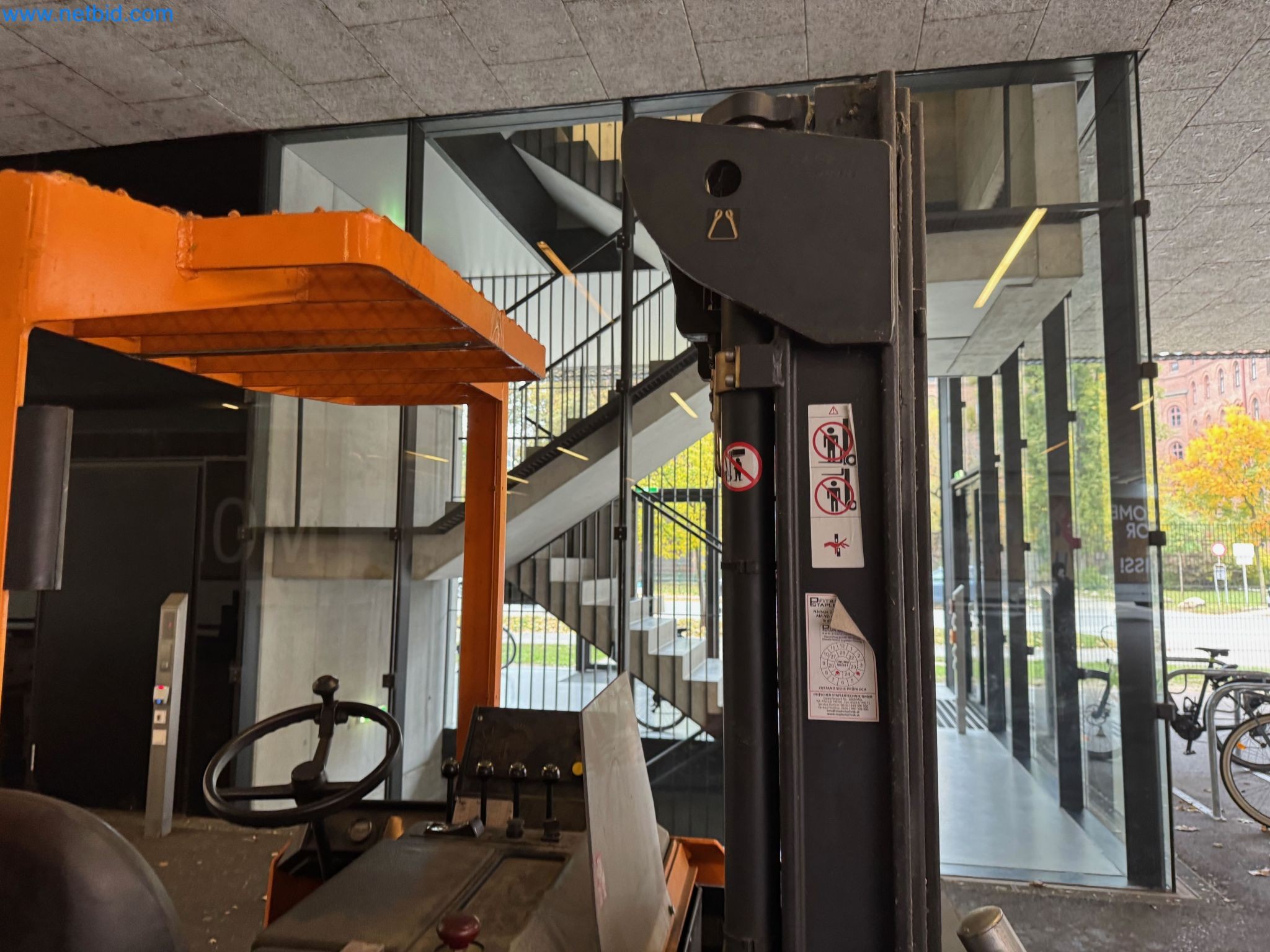 Machines and vehicles of a stage and building services engineering company-35