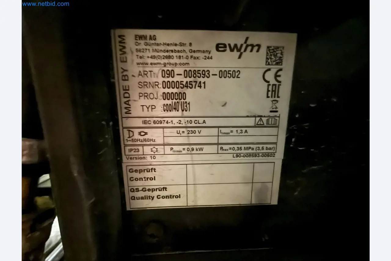 Equipment, material stocks and operating equipment of a plant construction company-1