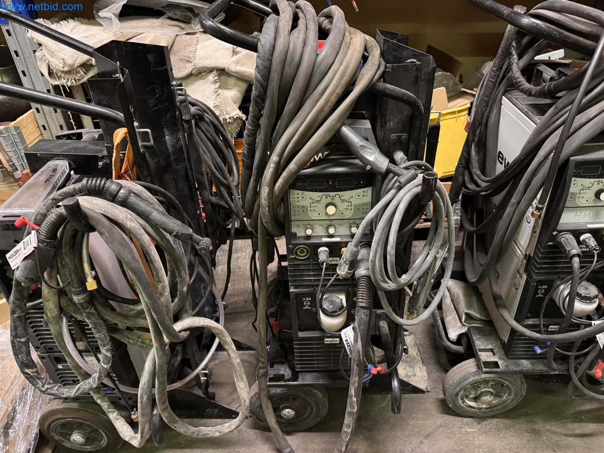 Equipment, material stocks and operating equipment of a plant construction company-3