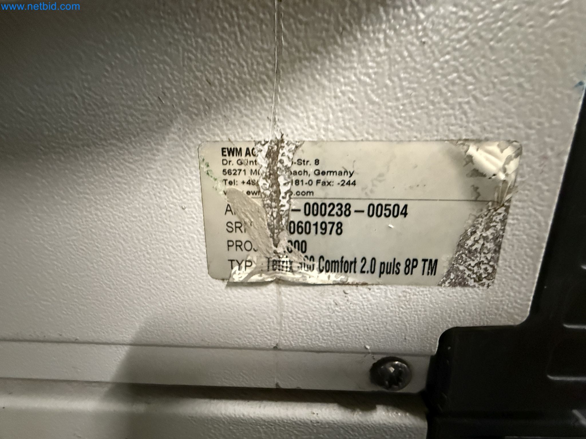 Equipment, material stocks and operating equipment of a plant construction company-1