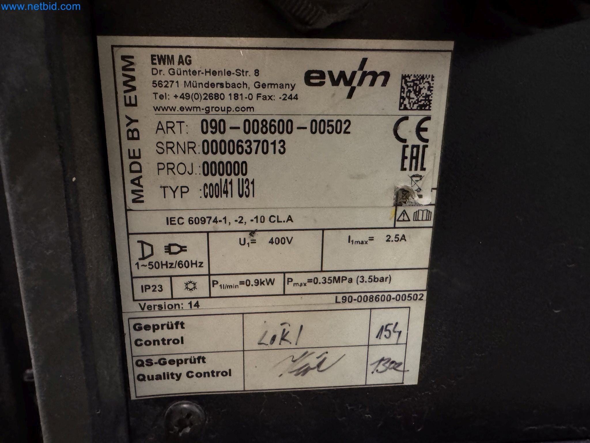 Equipment, material stocks and operating equipment of a plant construction company-4