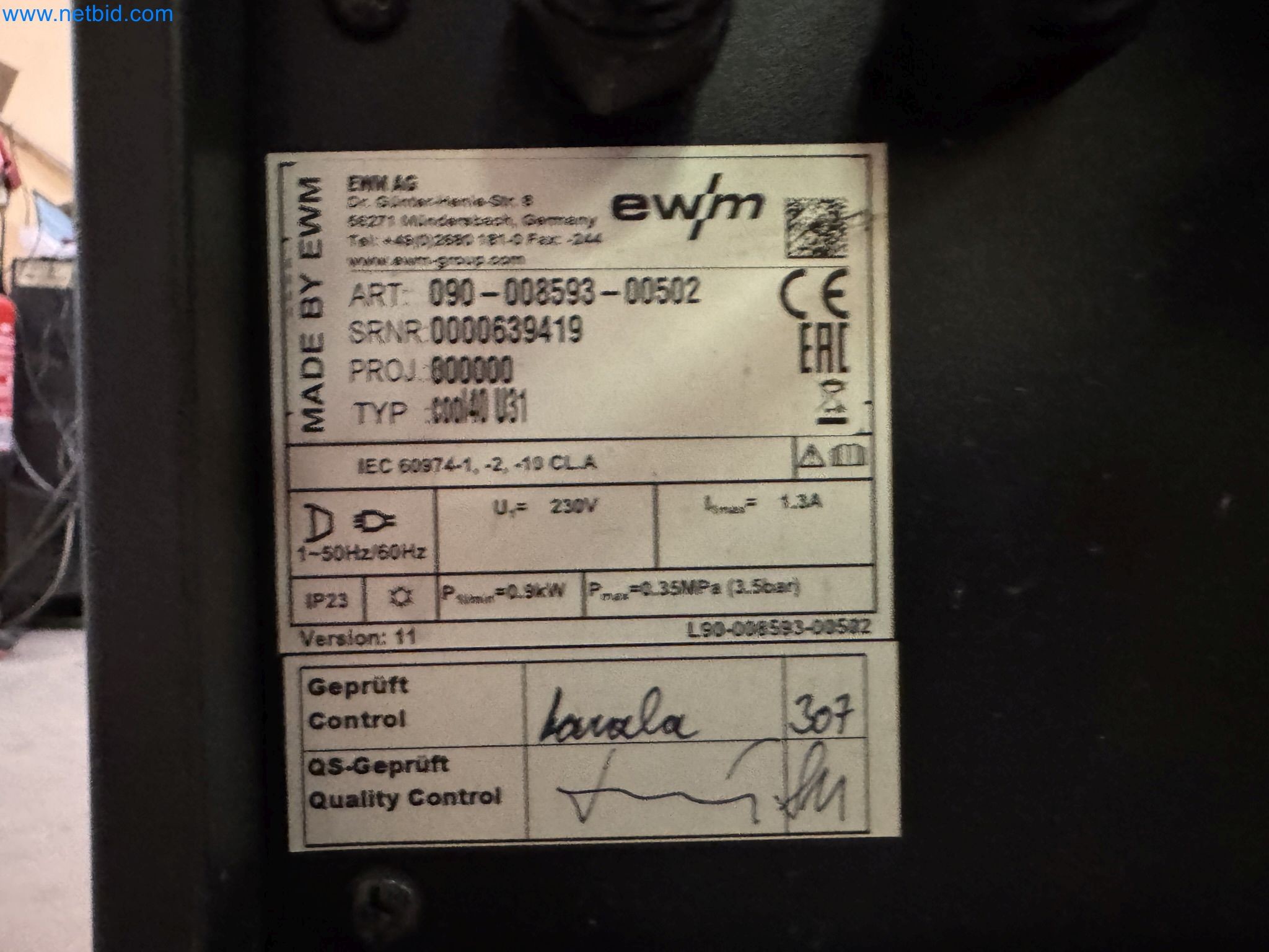 Equipment, material stocks and operating equipment of a plant construction company-5
