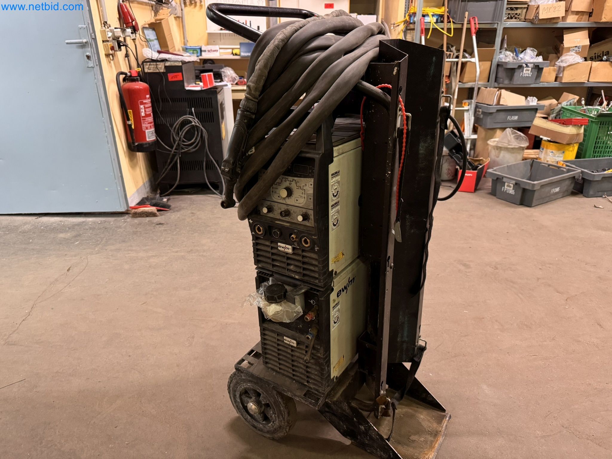 Equipment, material stocks and operating equipment of a plant construction company-1