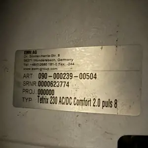 TIG welding machine EWM Tetrix 230 AC/DC Comfort 2.0 puls 8