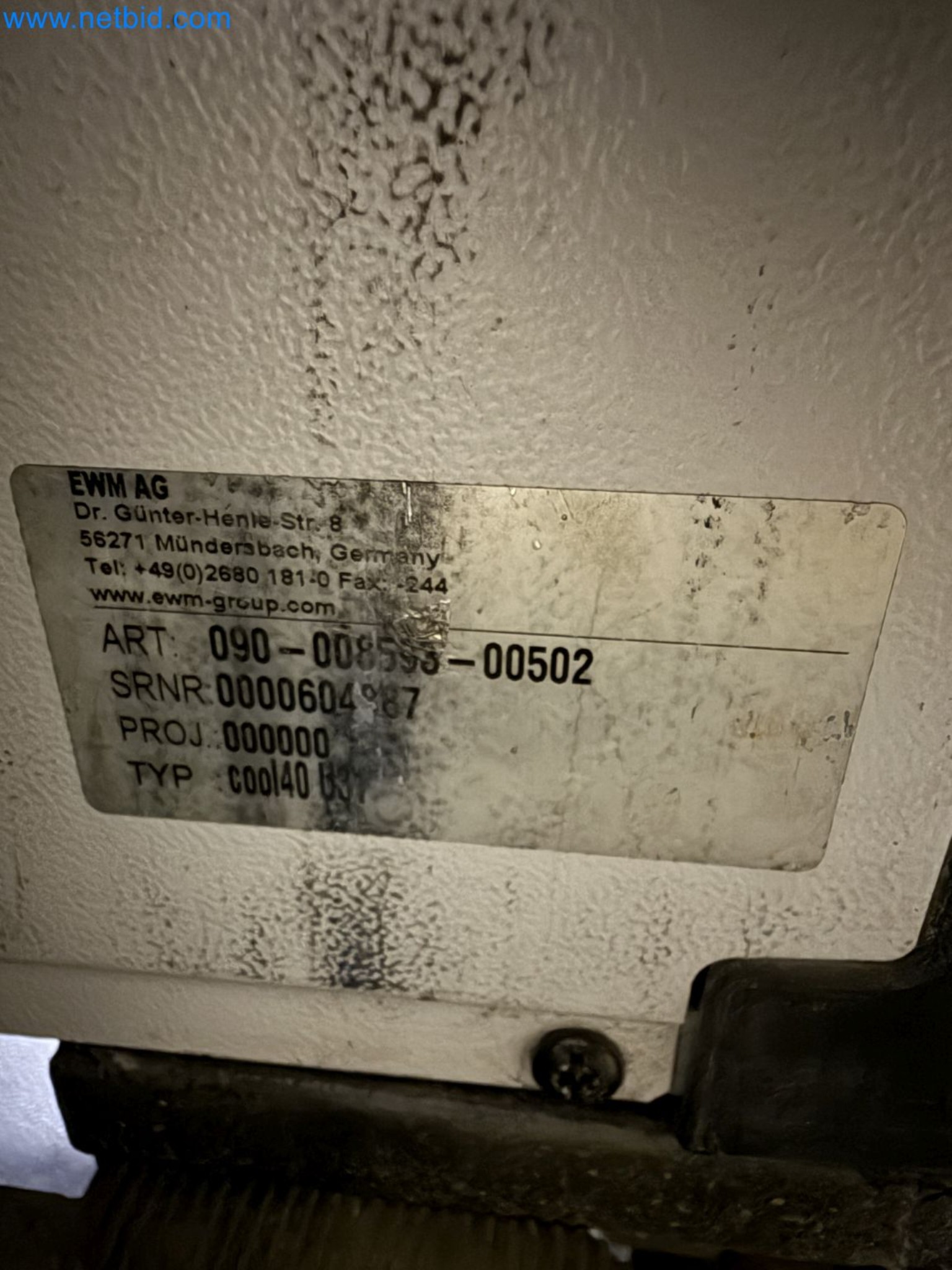 Equipment, material stocks and operating equipment of a plant construction company-2