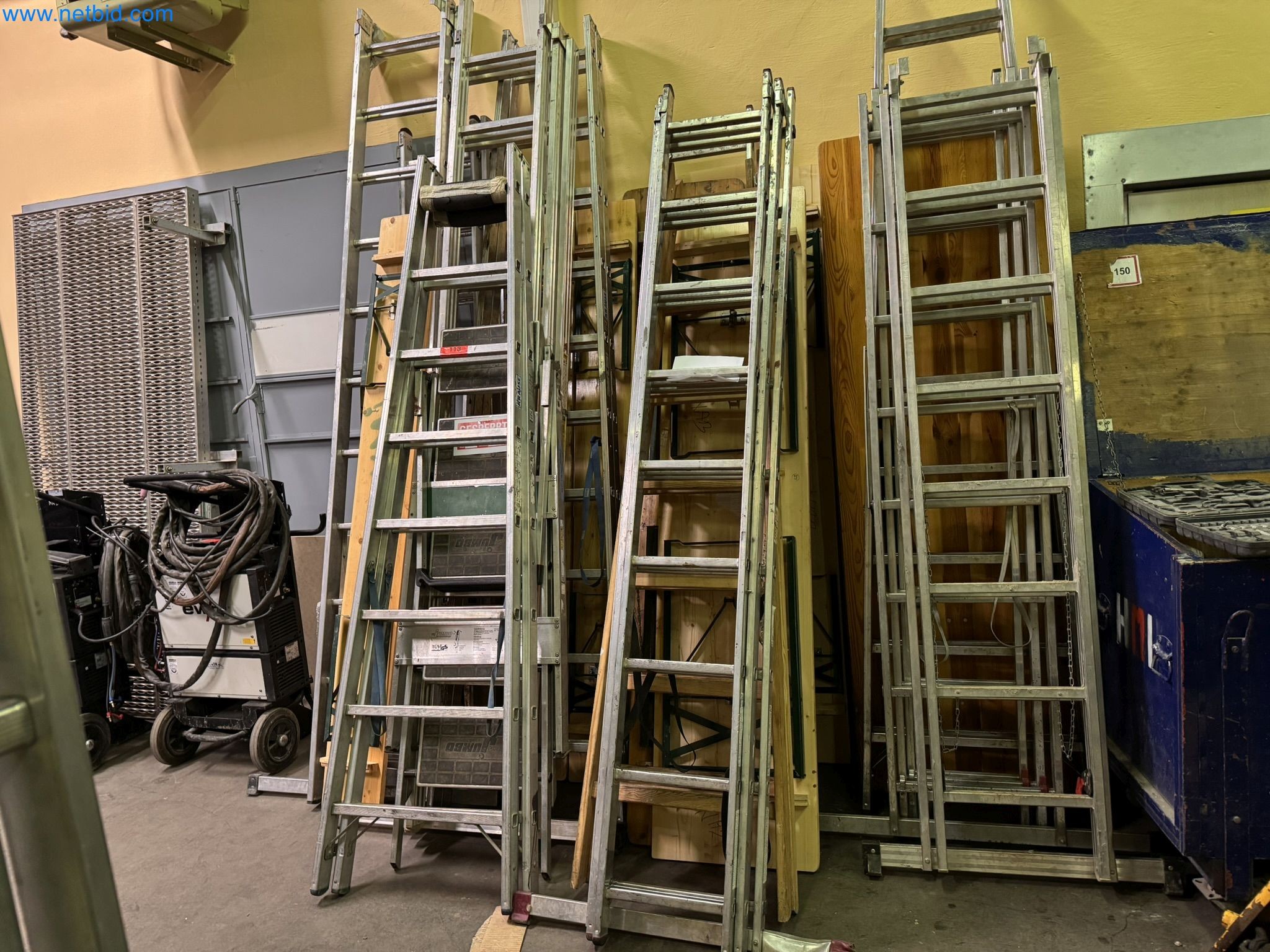 Equipment, material stocks and operating equipment of a plant construction company-12