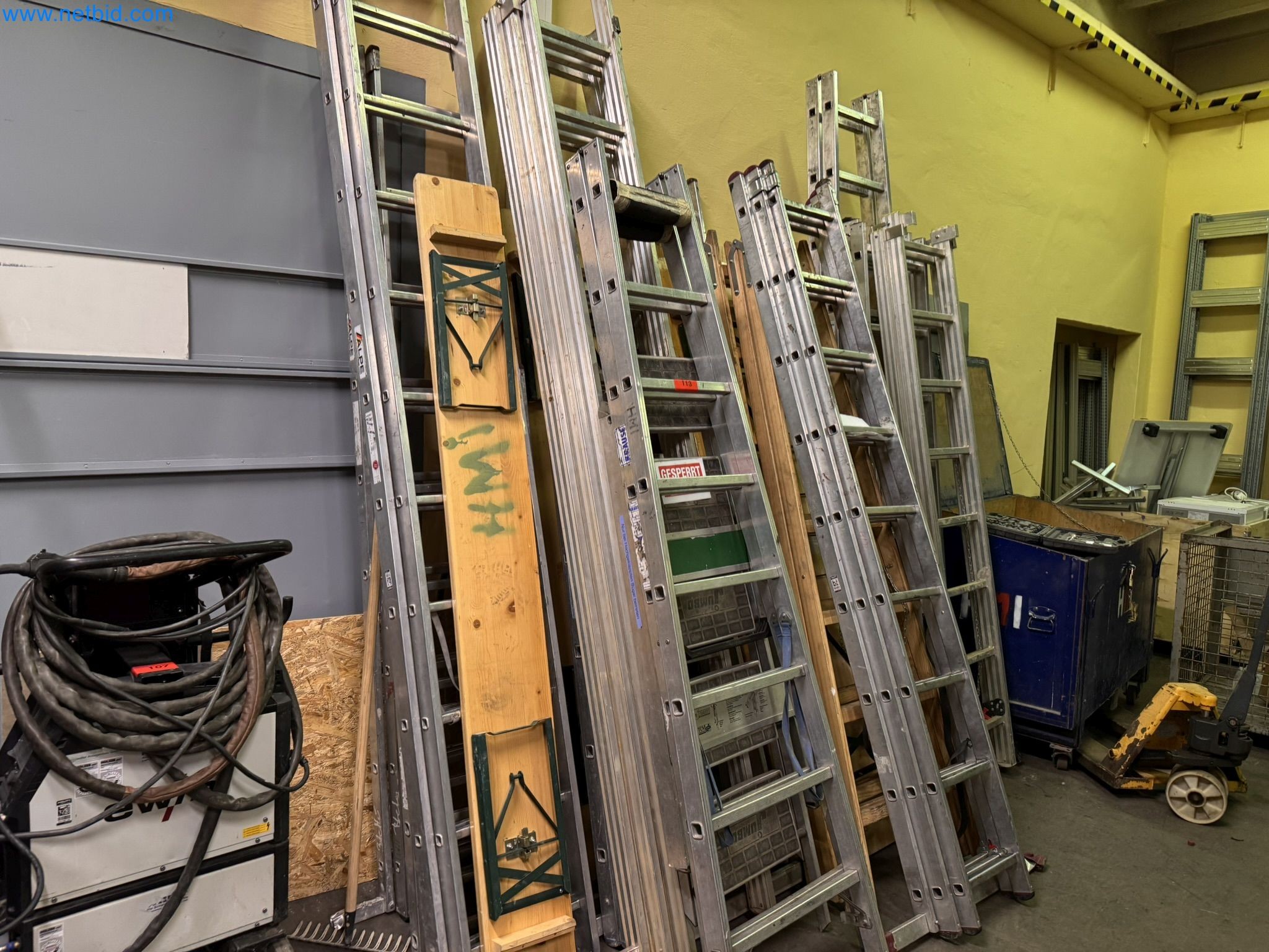 Equipment, material stocks and operating equipment of a plant construction company-13