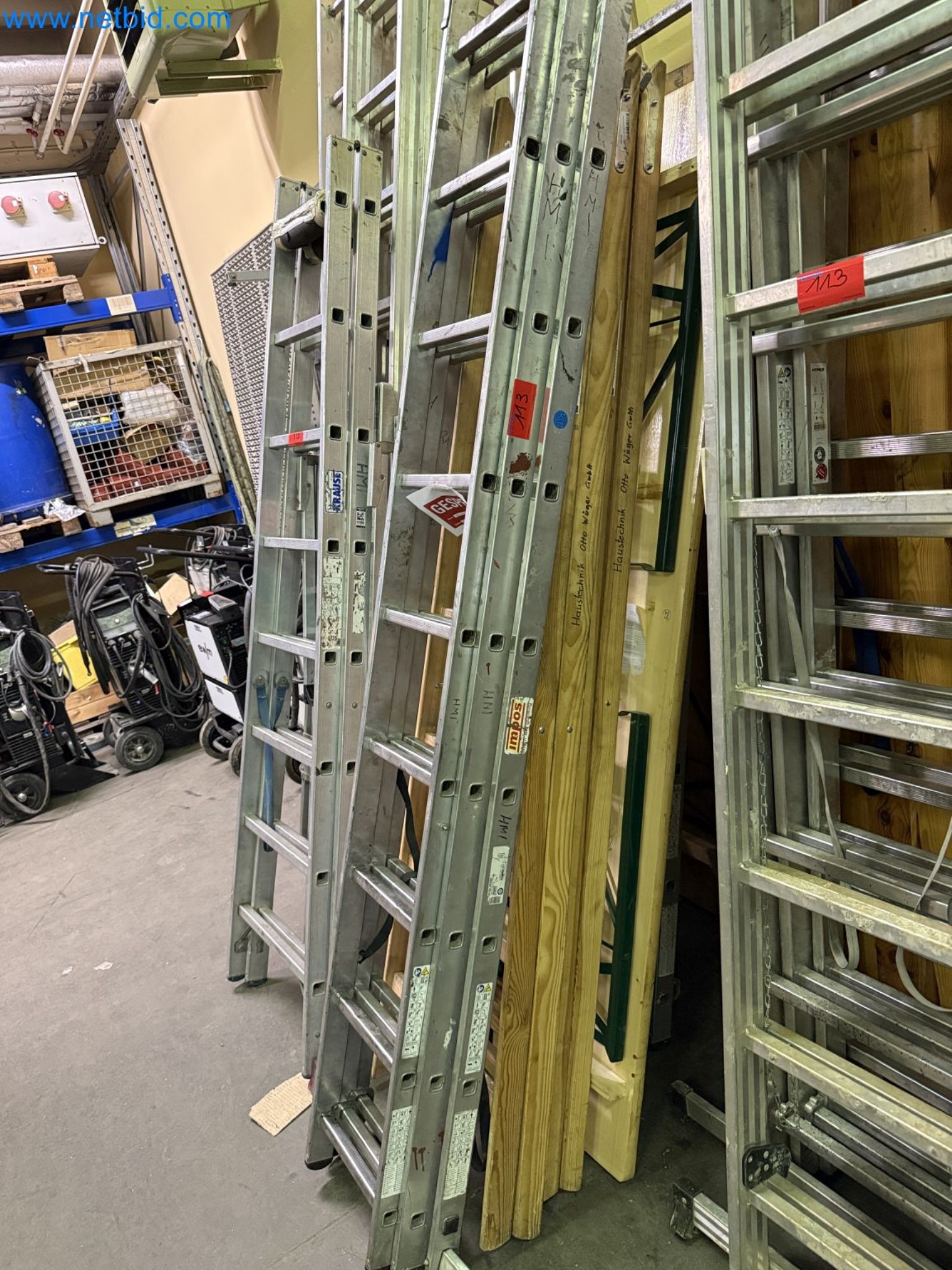 Equipment, material stocks and operating equipment of a plant construction company-2