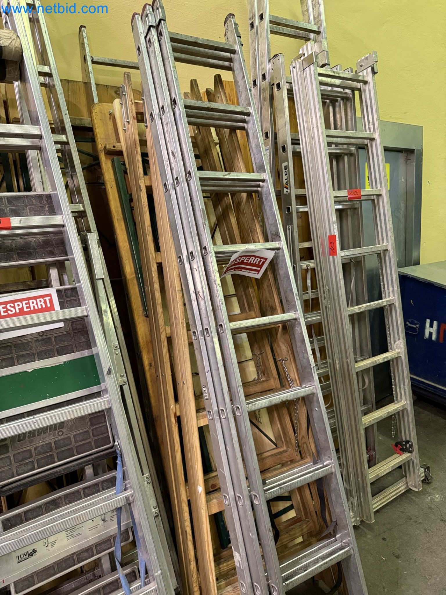 Equipment, material stocks and operating equipment of a plant construction company-3