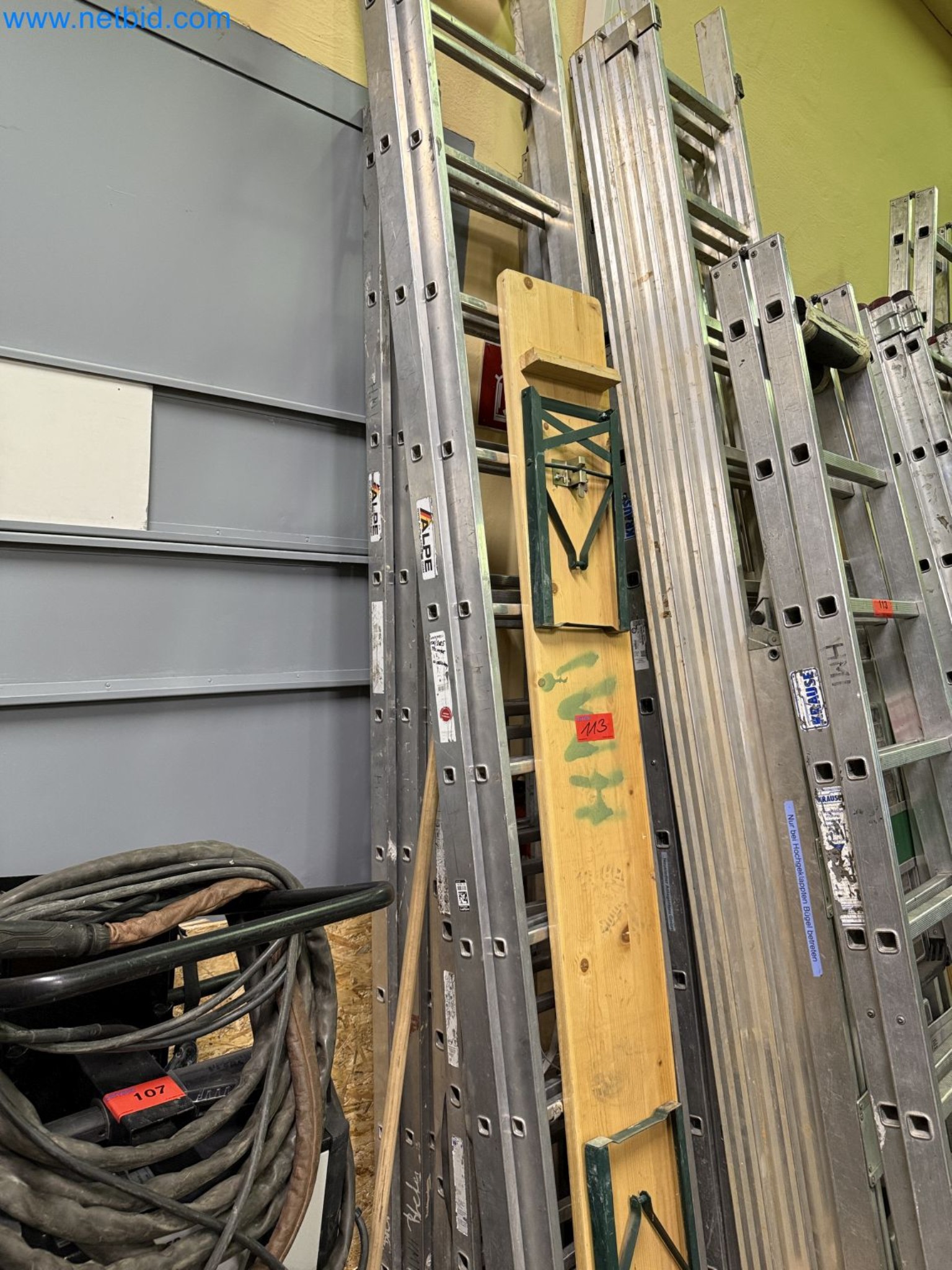 Equipment, material stocks and operating equipment of a plant construction company-9